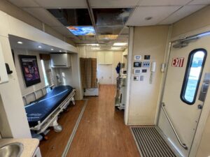 Interior of 2012 Mobile Medical Clinic
