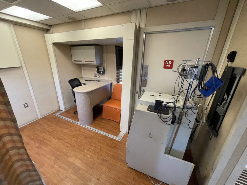 Interior of 2012 Mobile Medical Clinic