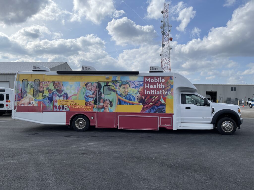 Exterior of 2020 Mobile Medical Clinic
