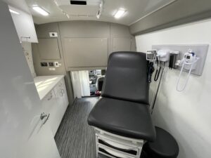 Interior of 2020 Mobile Medical Clinic