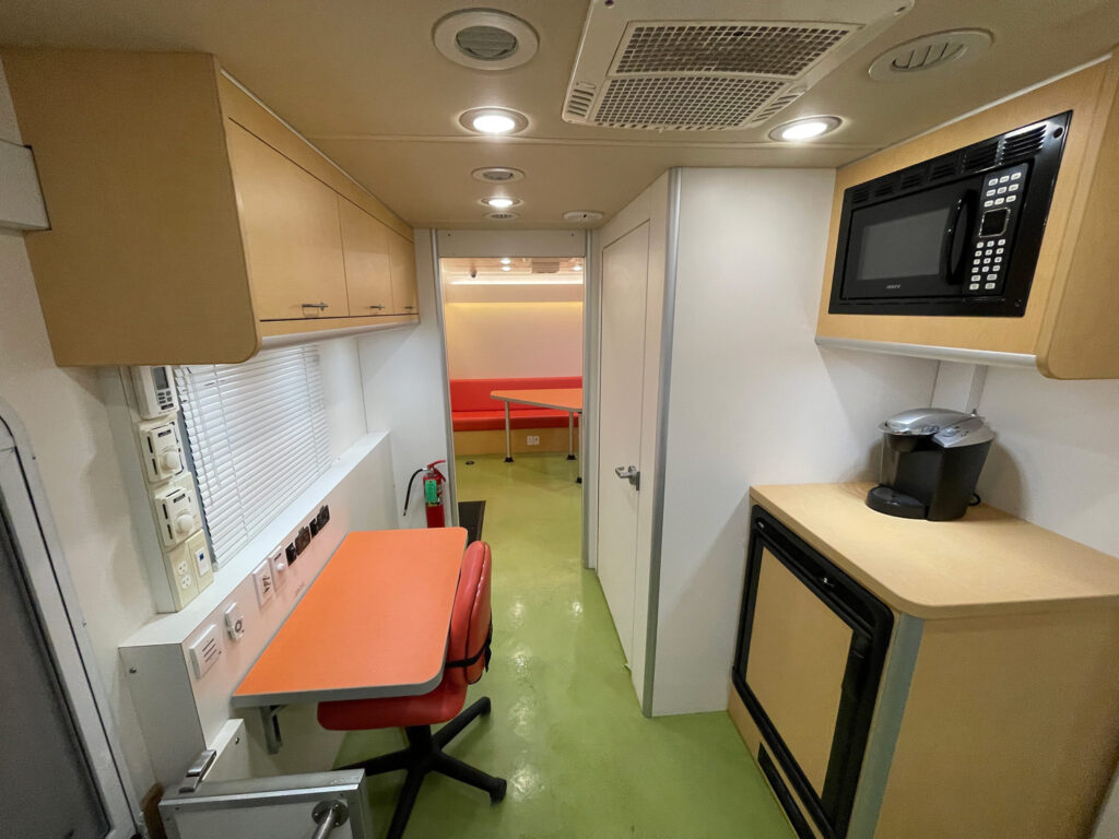 Interior of 2014 Farber Mobile Office