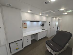 40ft Three Room Mobile Medical Clinic Interior