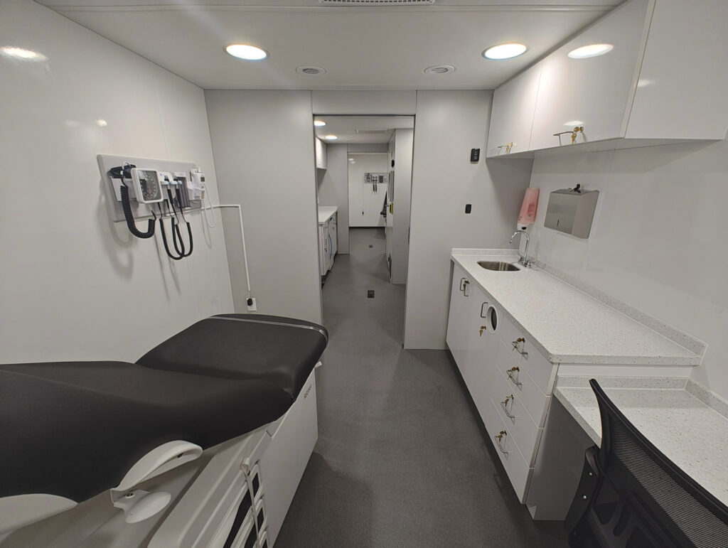 38ft Mobile Medical Clinic Interior
