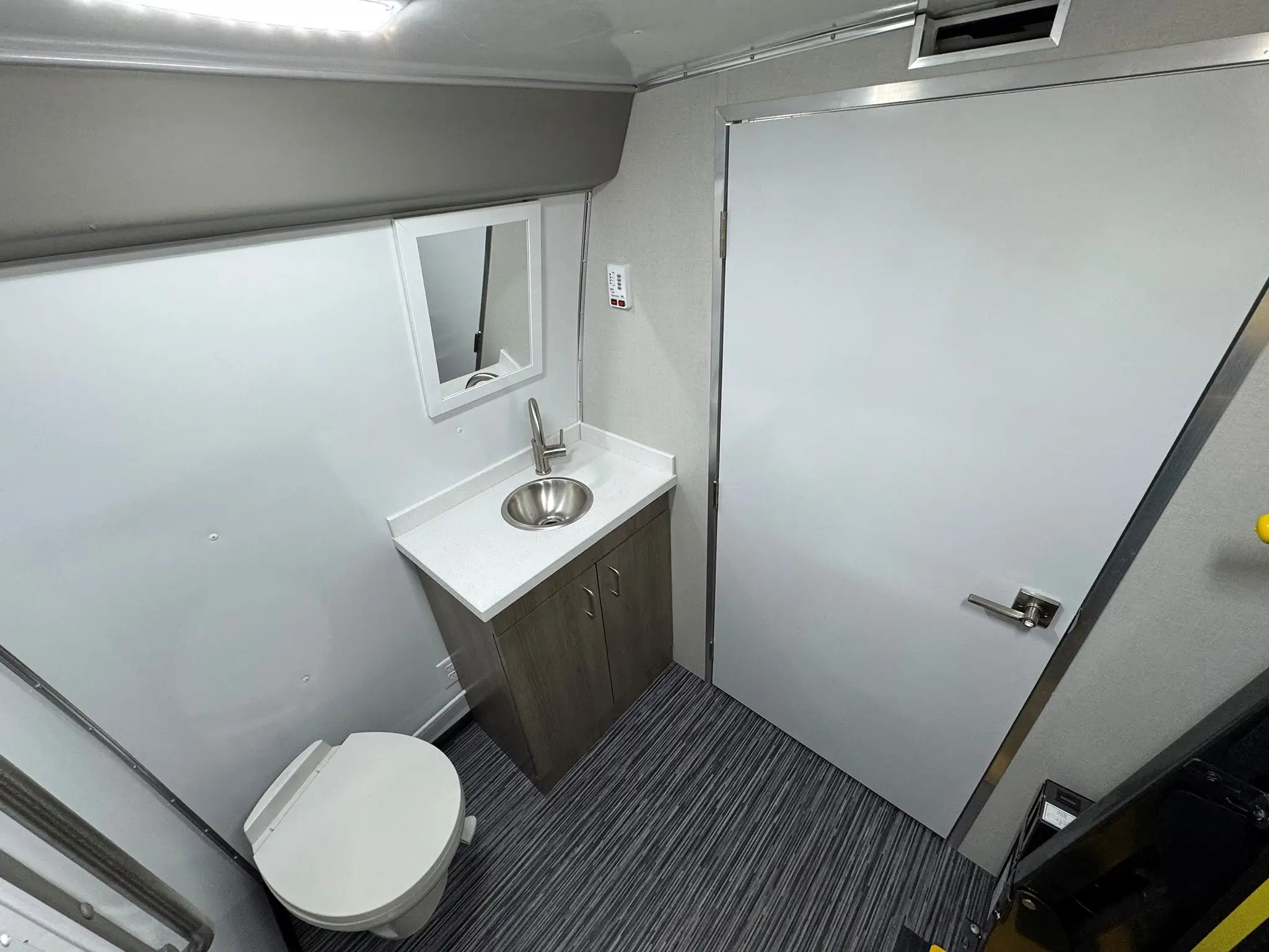 The inside of a One Room Mobile Medical Clinic ADA, Group B-2