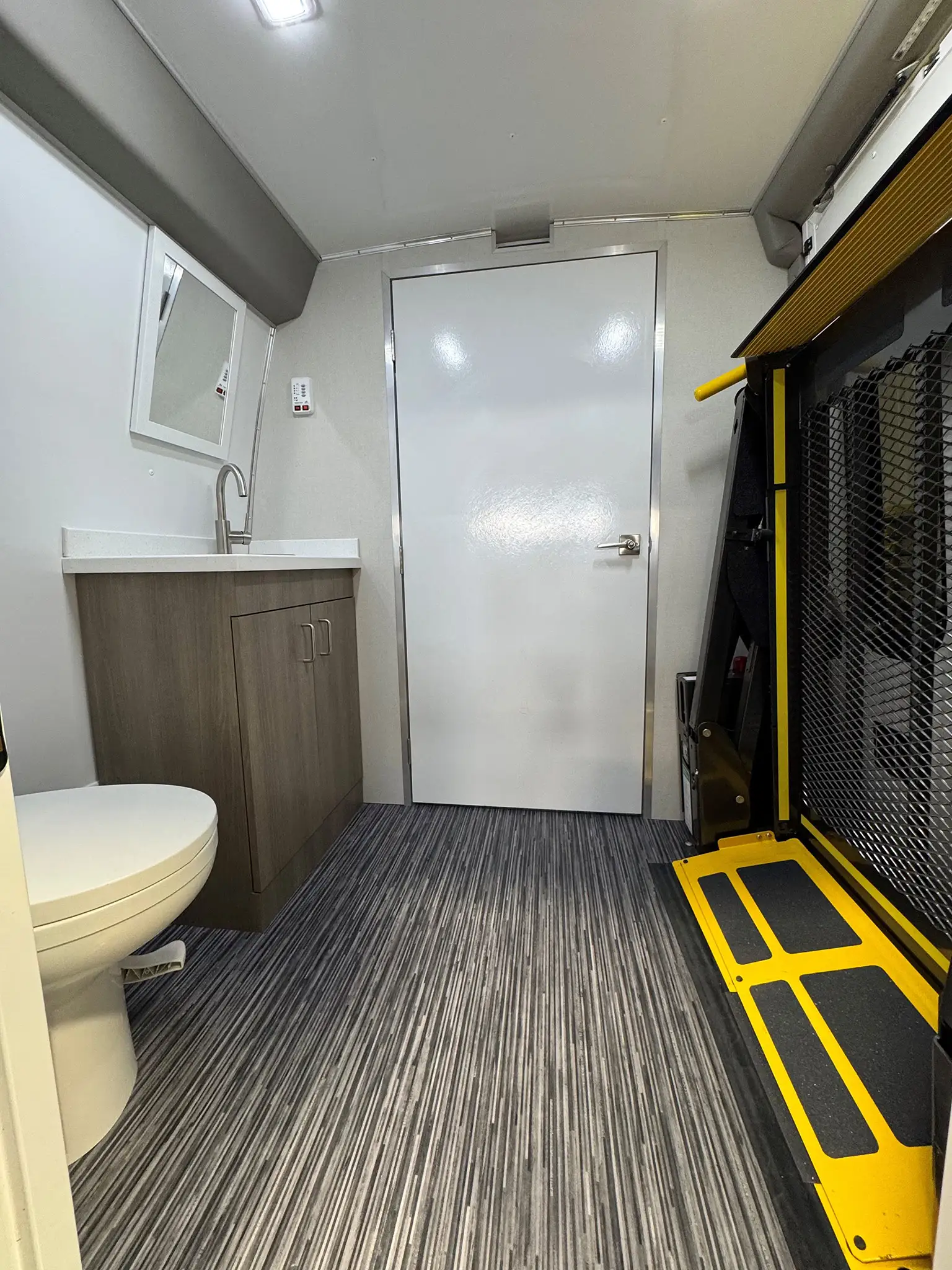 The inside of a One Room Mobile Medical Clinic ADA, Group B-2