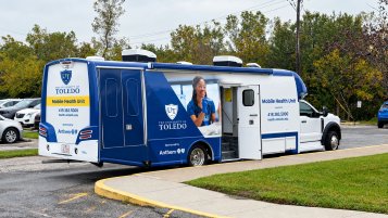 The University of Toledo Mobile Health Unit built by TESCO Specialty Vehicles
