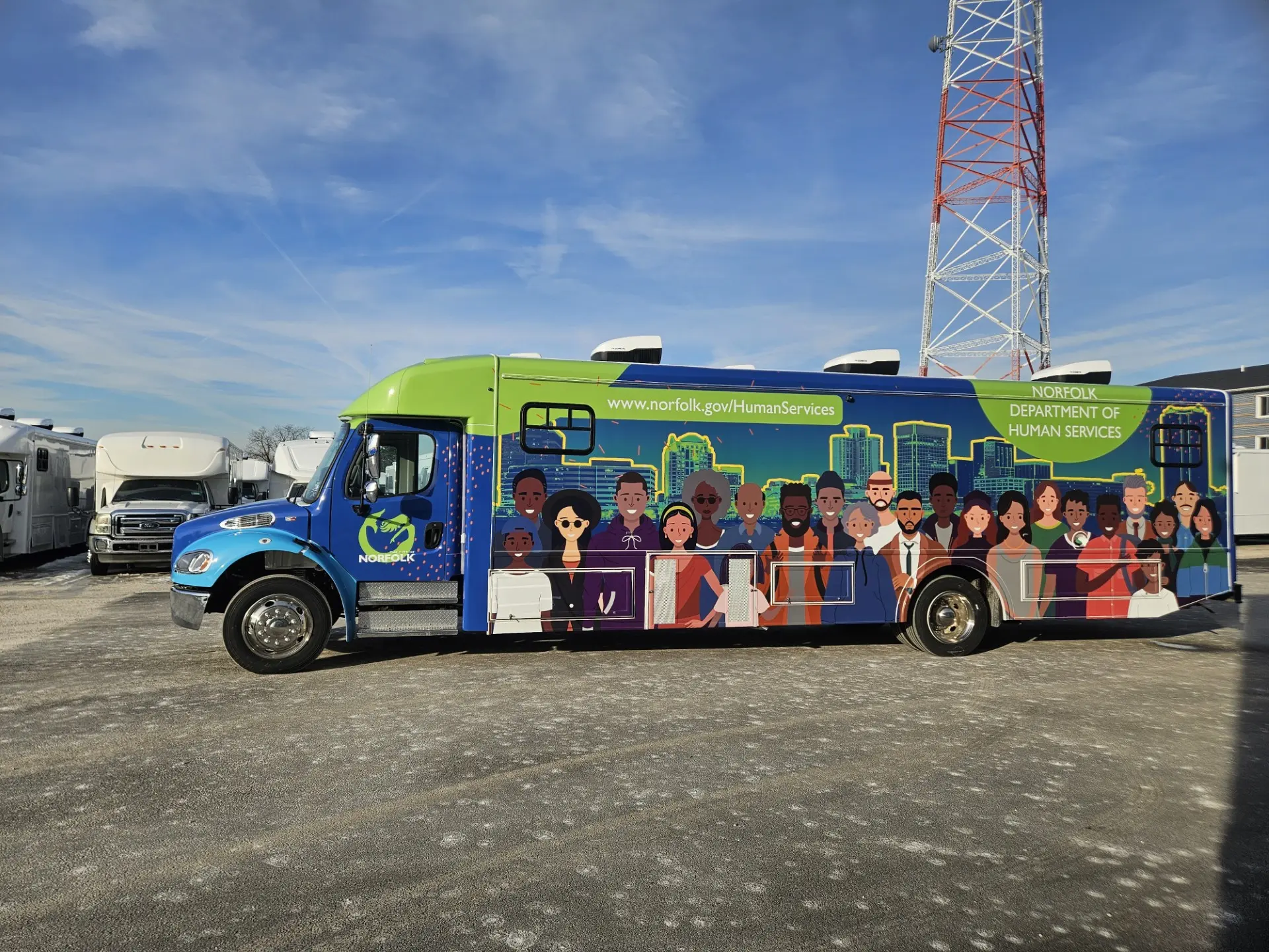 norfolk-mobile-workforce-center City of Norfolk Department of Human Services Mobile Workforce Center exterior