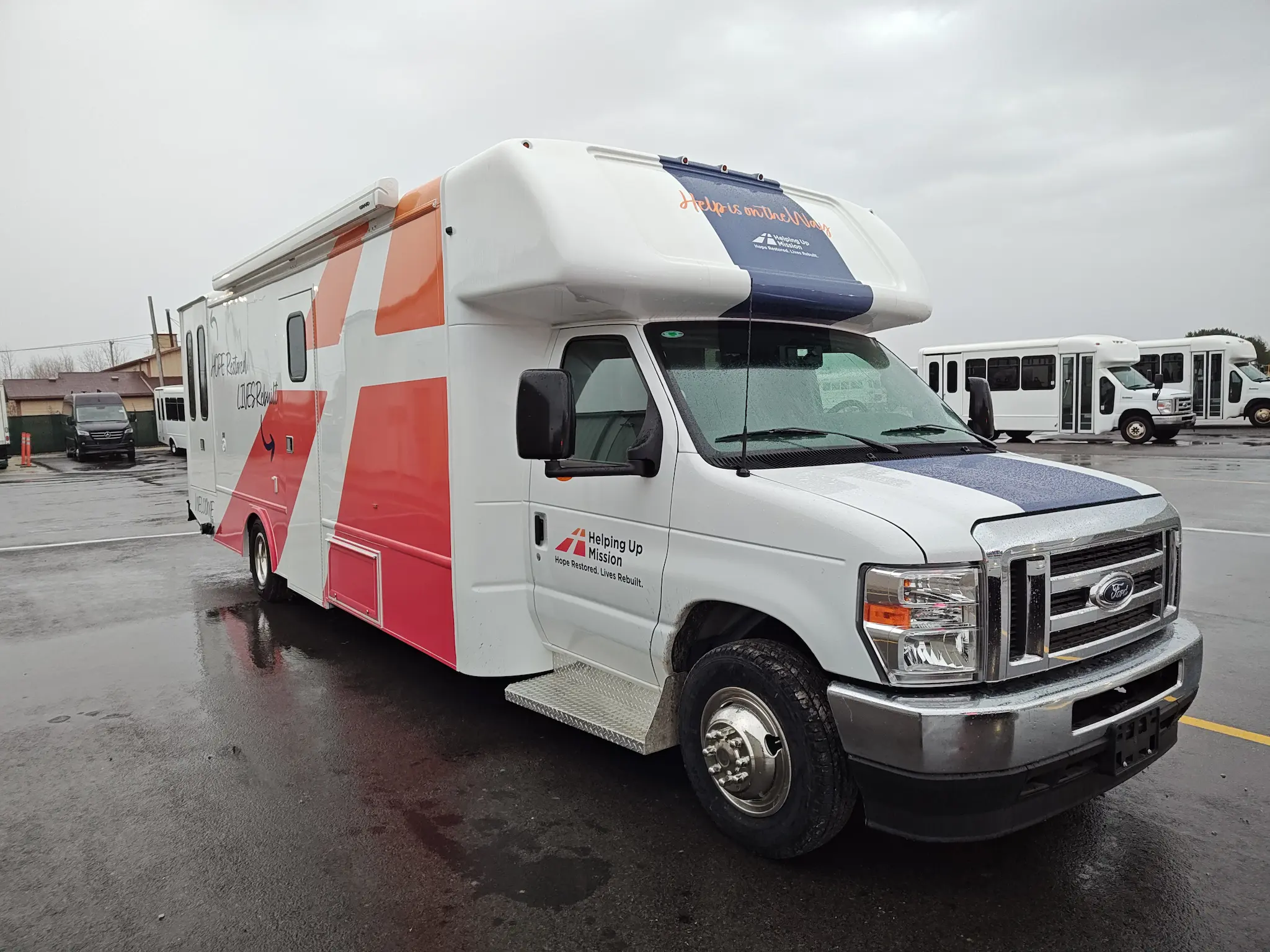 Helping Up Mission Mobile Behavioral Health Clinic W/ Restroom