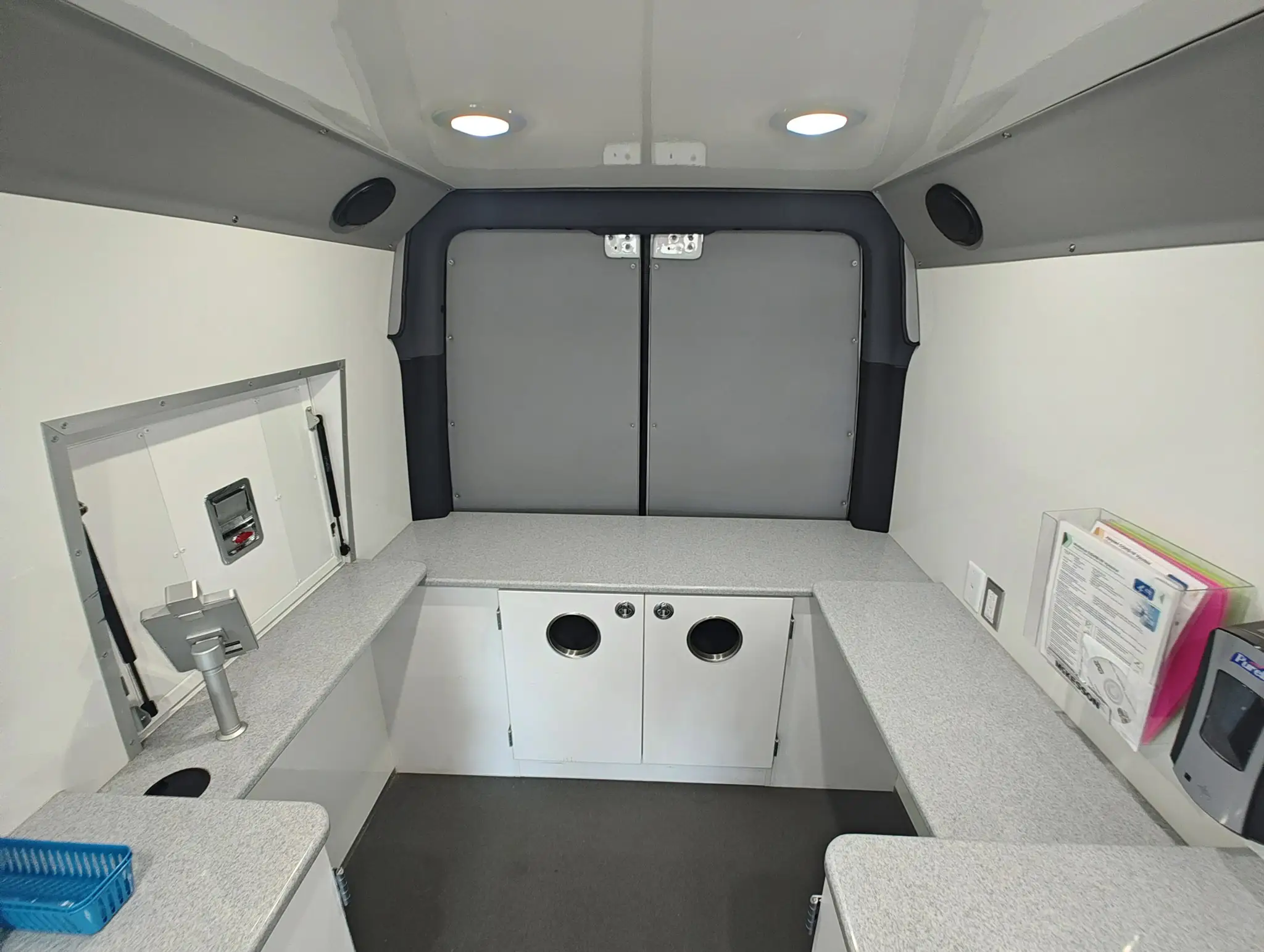Interior of a used Mercedes-Benz Sprinter for sale