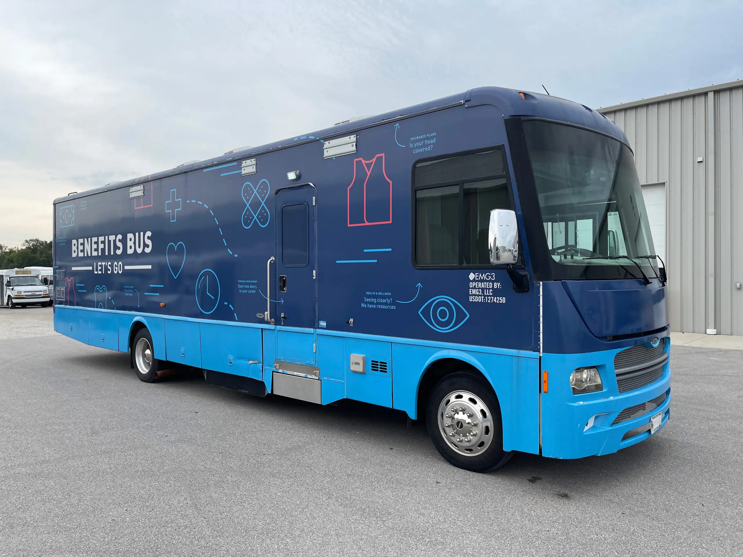 Exterior of a used 2014 farber specialty clinic for sale