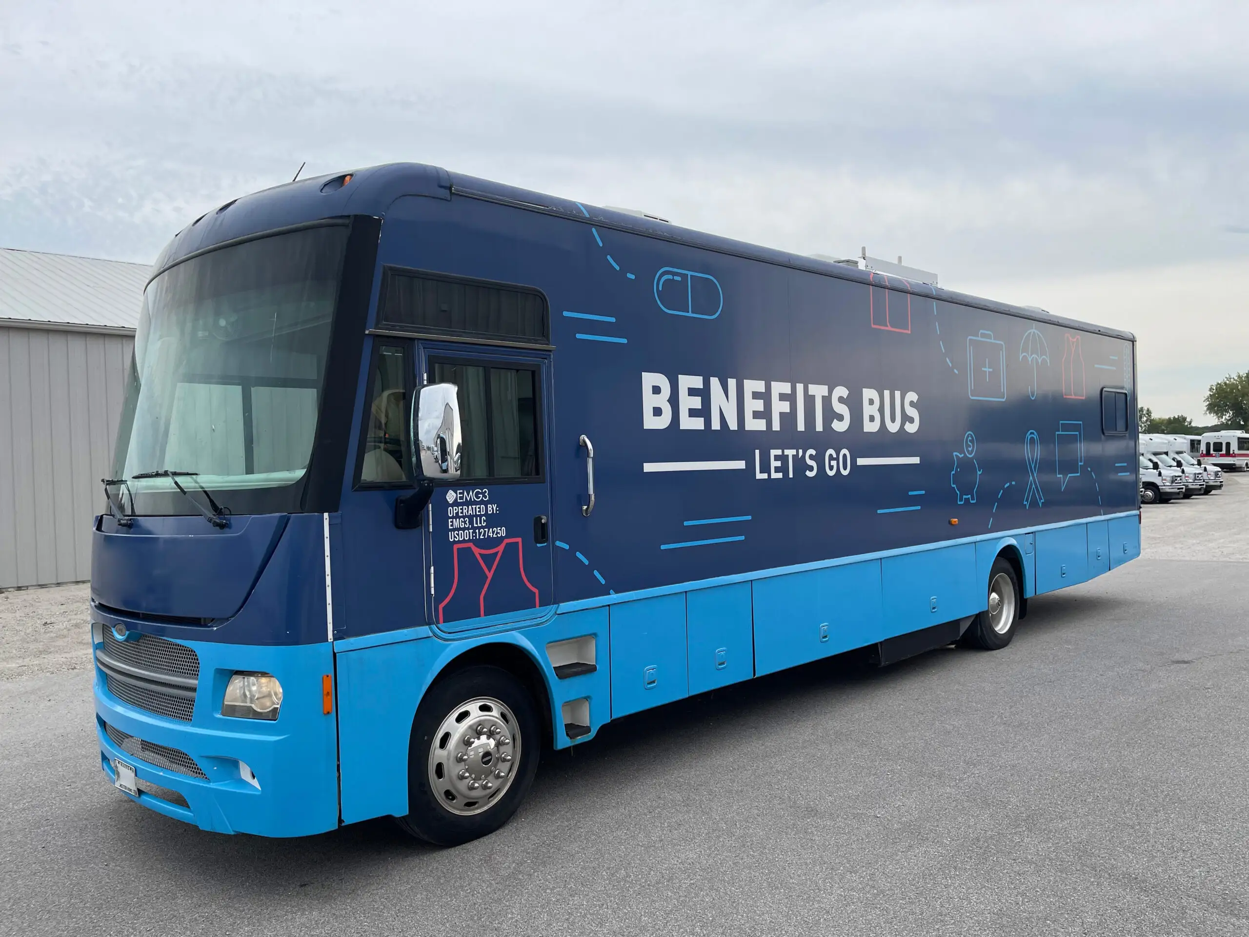 Exterior of a used 2014 farber specialty clinic for sale